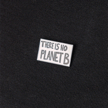 Load image into Gallery viewer, &#39;There is no planet b&#39; protest poster enamel lapel pin gif animation
