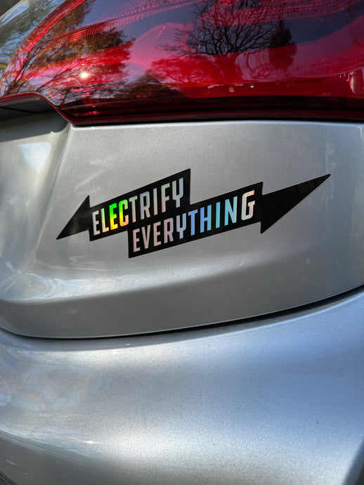 Electrify Everything EV Bumper Sticker