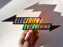 Load image into Gallery viewer, Electrify Everything EV Bumper Sticker