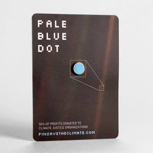 Pale Blue Dot pin - 24k Gold Plated (30th Anniversary Edition)